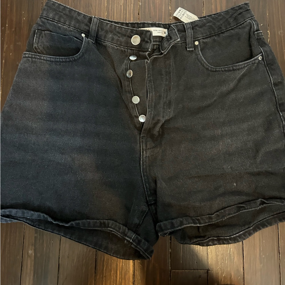 Zara Black Denim Shorts